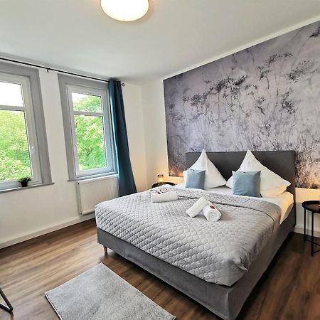 Bohnapartments - Stadtblick Zechenhaus - Balkon - Gratis Parkplatz - Wlan - Sehr Ruhig - Barrierearm Ilmenau Zewnętrze zdjęcie