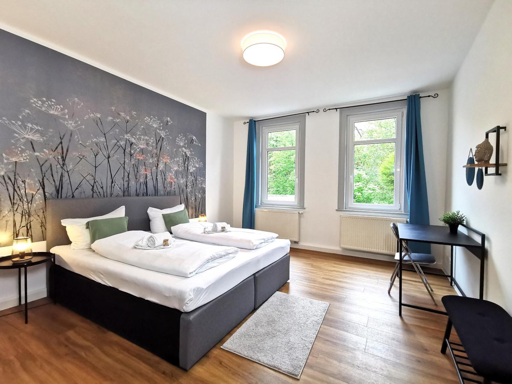 Bohnapartments - Stadtblick Zechenhaus - Balkon - Gratis Parkplatz - Wlan - Sehr Ruhig - Barrierearm Ilmenau Zewnętrze zdjęcie